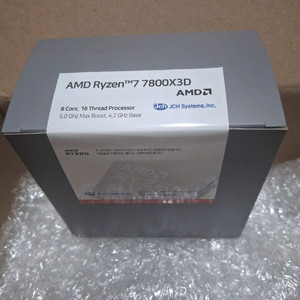 AMD 라이젠7 7800X3D 미개봉 새제품 국내정품(제이씨현)