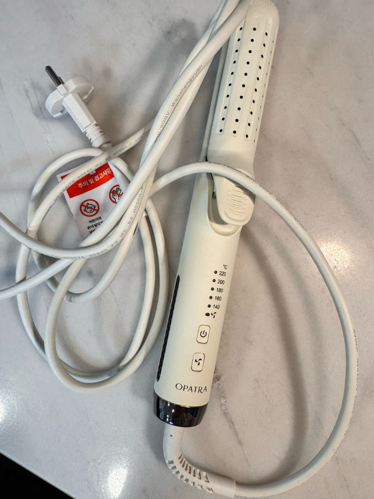 미용실 전문가용 오파트라 아이롱 매직기 이미지