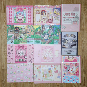 일괄)올윰자 랩핑지 275장_포용 랩지 공개랜박_흑임자/히님/엥꼬/토미