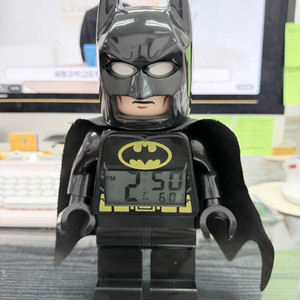 배트맨 블록 디지털 알람시계