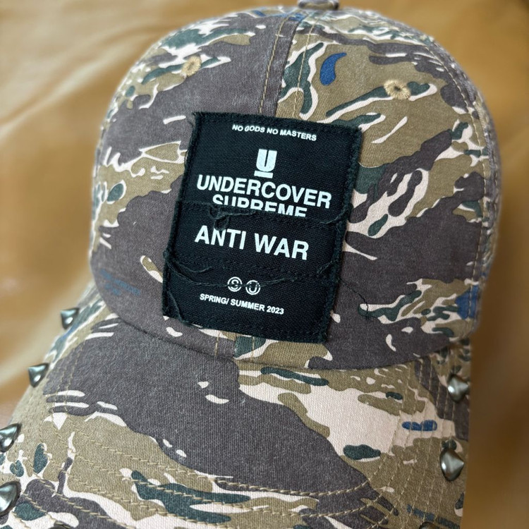 슈프림 언더커버 6패널 볼캡 모자 스터드 카모--2
