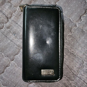 Bally 발리 블랙 가죽 키링 동전지갑 이미지