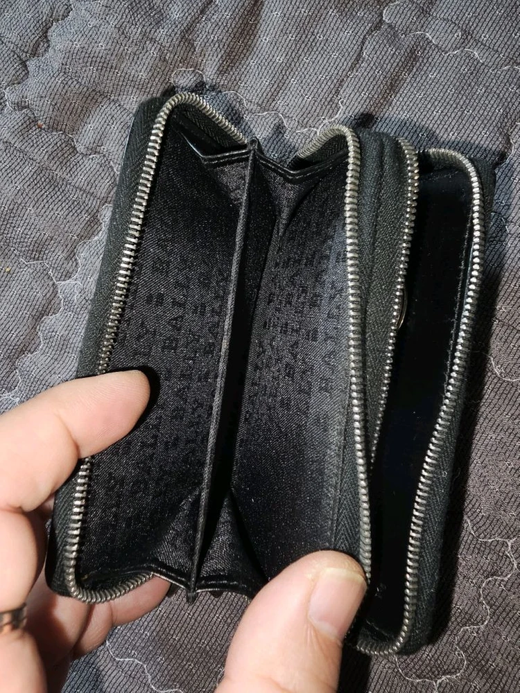 Bally 발리 블랙 가죽 키링 동전지갑 이미지