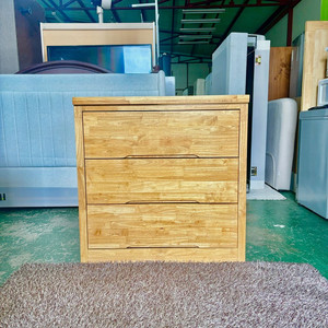 원목 900 3단 서랍장 이미지