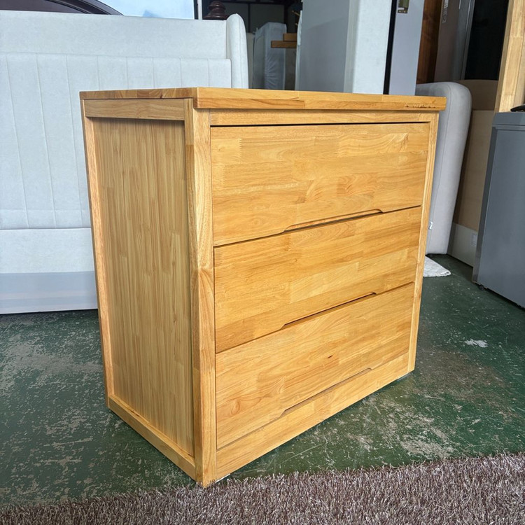 원목 900 3단 서랍장 이미지