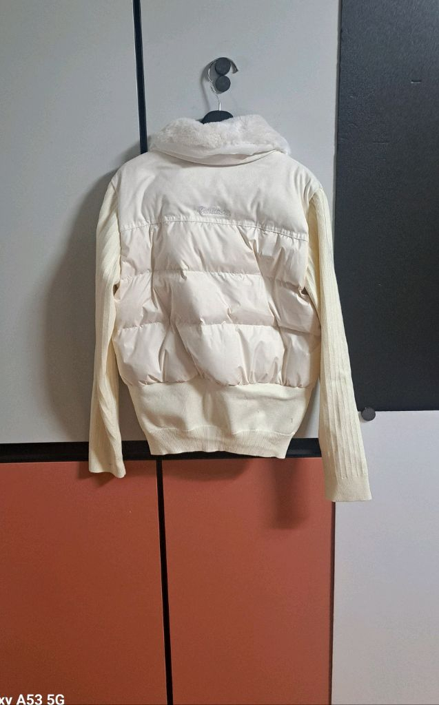 (S.M.L)MALBON 여성용 컬러배색 다운 집업쟈켓--3