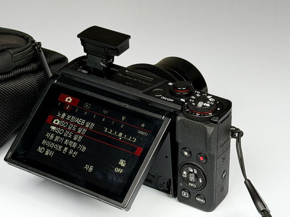 캐논 파워샷 G7X mark3 하이엔드 똑딱이 빈티지 레트로 감성 카메라--6