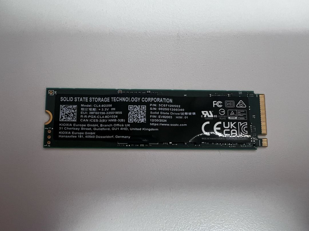 키오시아 CL4-8D 256GB M.2 NVMe SSD 팝니다--0