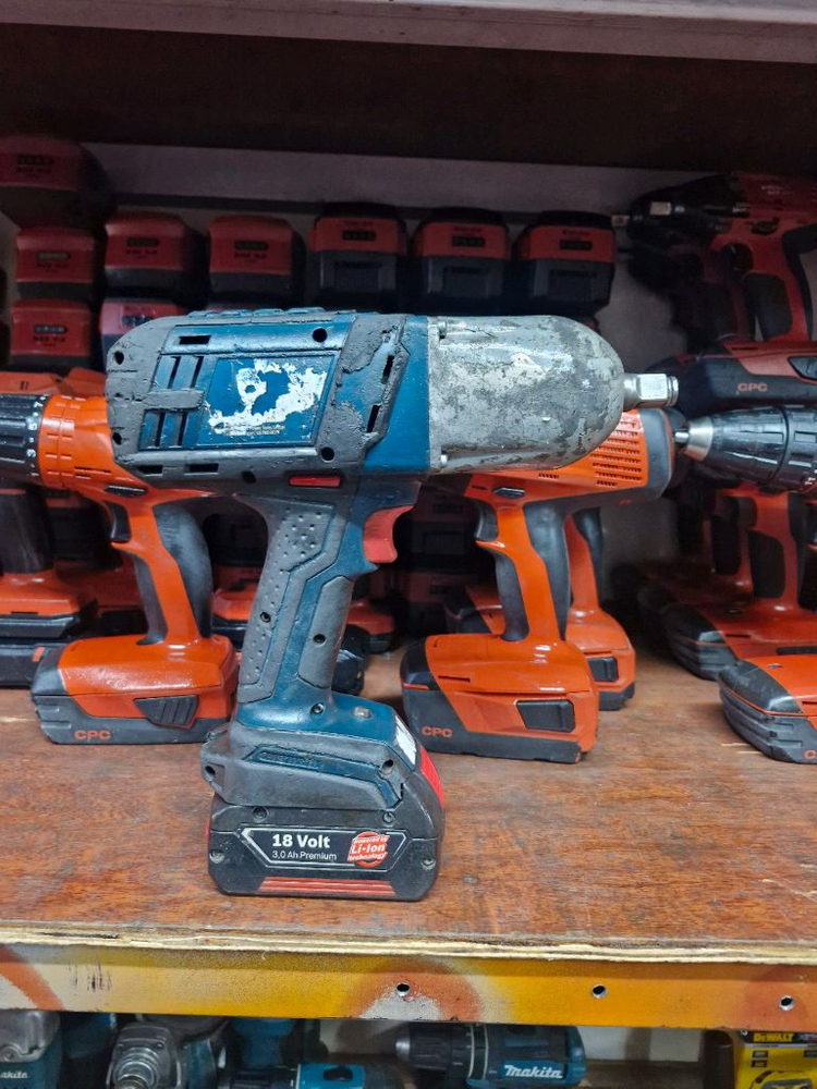 보쉬충전임팩렌치GDS18VLIHT하이토크임팩렌치 650N 배터리포함 이미지