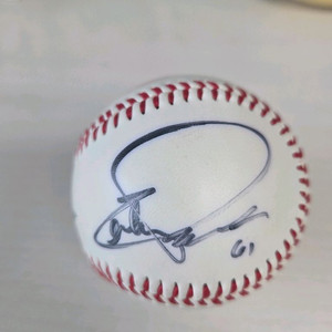 박찬호 뉴욕 양키스 싸인볼 이미지