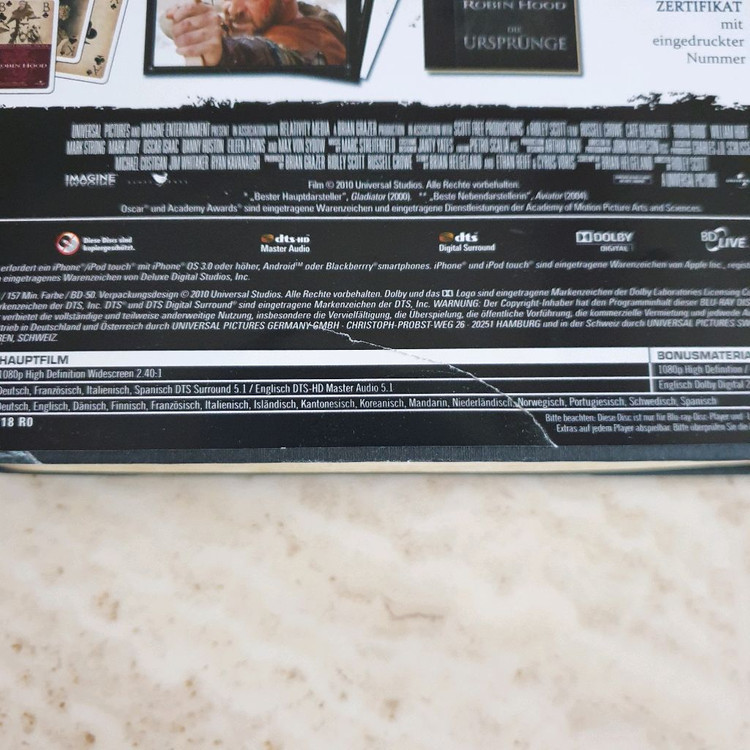 로빈후드 블루레이 한정판--8