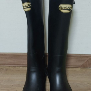 락피쉬 블랙 롱 레인부츠사이즈 38