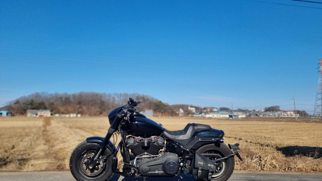 할리데이비슨 팻밥 21년식/3만대키로수/머플러구조변경완료/급매--3