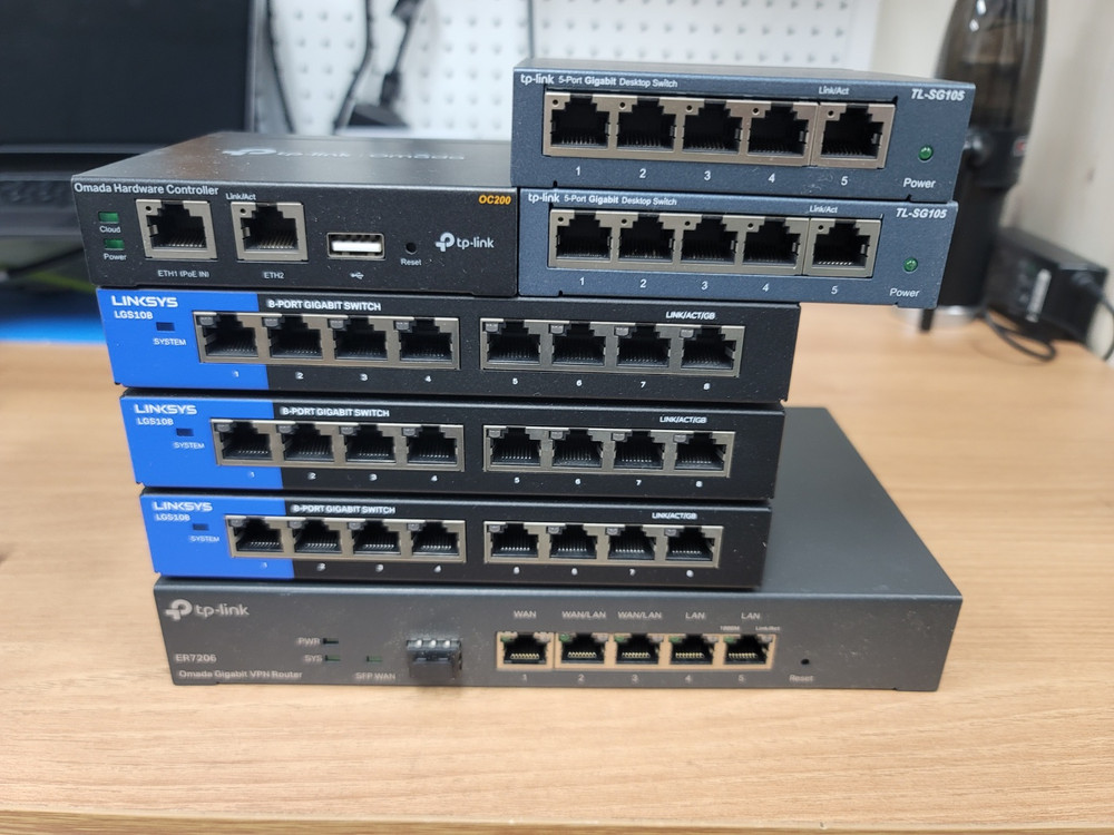 피티링크 TL-ER7206 VPN 라우터 OC200 Omada 하드웨어 TL-SG105 스위치허브 링크시스 등--2
