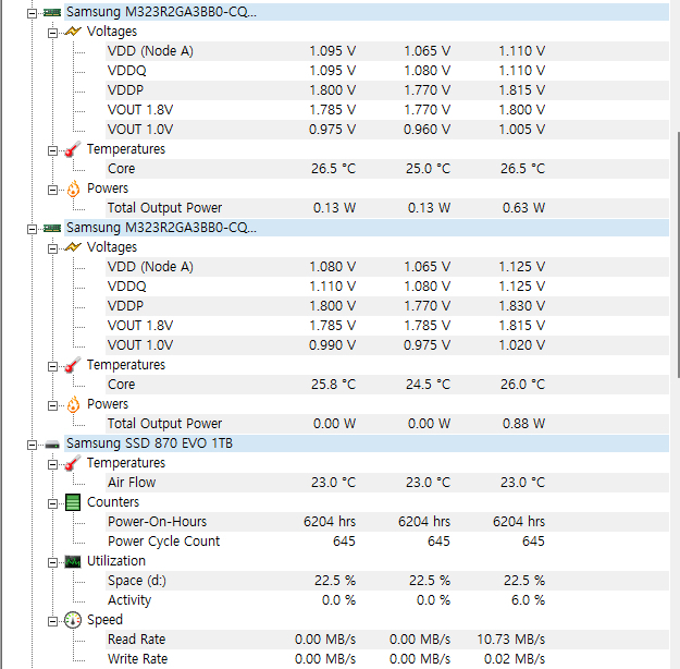 삼성 DDR5 4800 16 gb x 2 32gb 램--3