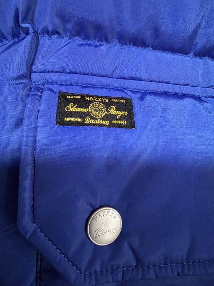 헤지스 바스통 블루 레트로 헤비 다운 파카 패딩 사이즈 L 103정도 실착 5회 상태 좋습니다.안전결제해주시면 됩니--3