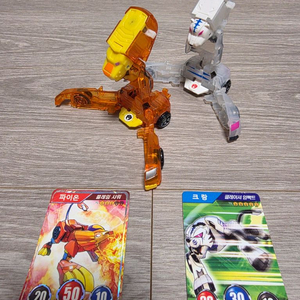 터닝메카드W 크랑,파이온 + 메카드 2장