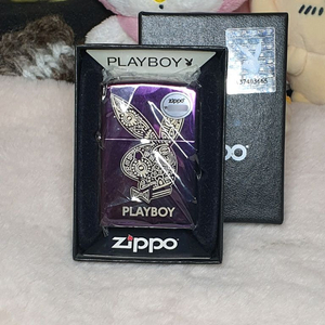 지포 라이터 어비스 퍼플 플레이보이 PLAY BOY Zippo 28076 / 빈티지 래빗 레빗 라이타 토끼