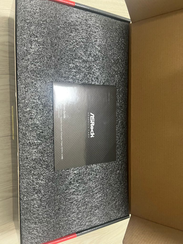 Asrock 라데온 rx 9070 xt 챌린저 그래픽카드 미사용 새제품--3