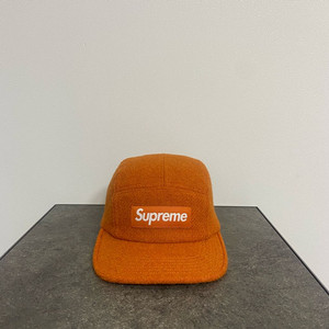 (OS) 슈프림 박스로고 캠프캡 모자 오렌지