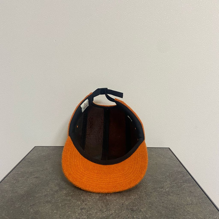 (OS) 슈프림 박스로고 캠프캡 모자 오렌지--4