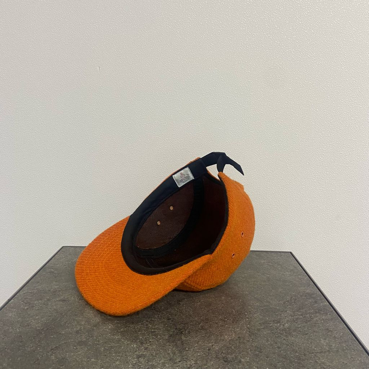 (OS) 슈프림 박스로고 캠프캡 모자 오렌지--5