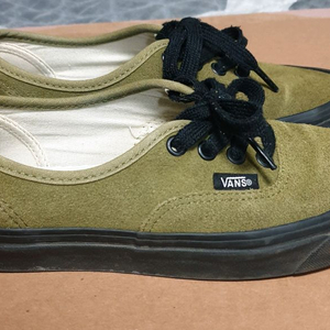 (희귀매물) 반스 어센틱44 DX 올리브 블랙 스니커즈 (220) 이미지