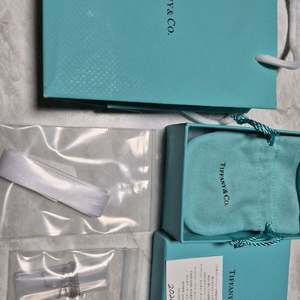 티파니앤코 스마일 목걸이 미니 화이트골드 정품