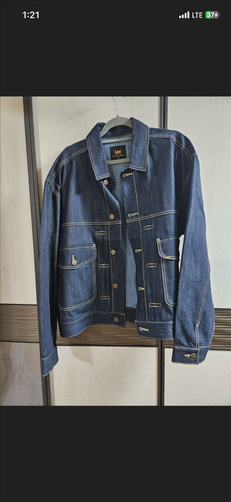 lee 데님 블루종 자켓--4