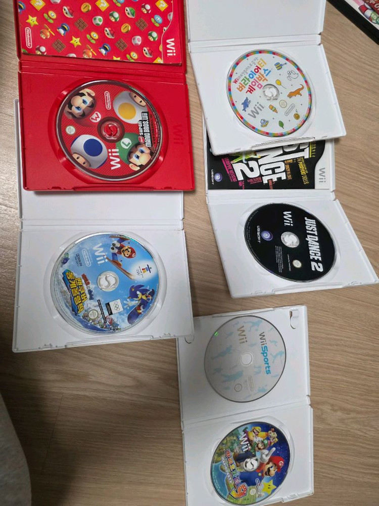 Wii 게임 모음 (마리오/저스트댄스)--1