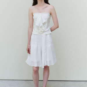 lea 르에 시어 벨티드 스커트