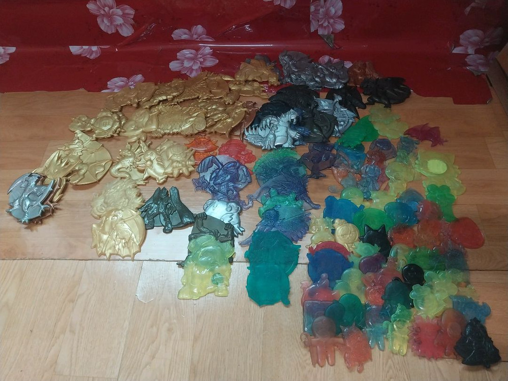 고무 딱지 모음 이미지