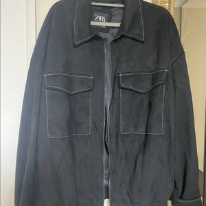 자라 스웨이드 자켓 사이즈 L