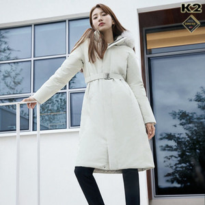 [K2]수지 착용 시그니처 씬에어(THINAIR) 앱솔루트 LONG 패딩 점퍼 코트형 자켓 롱패딩 이미지