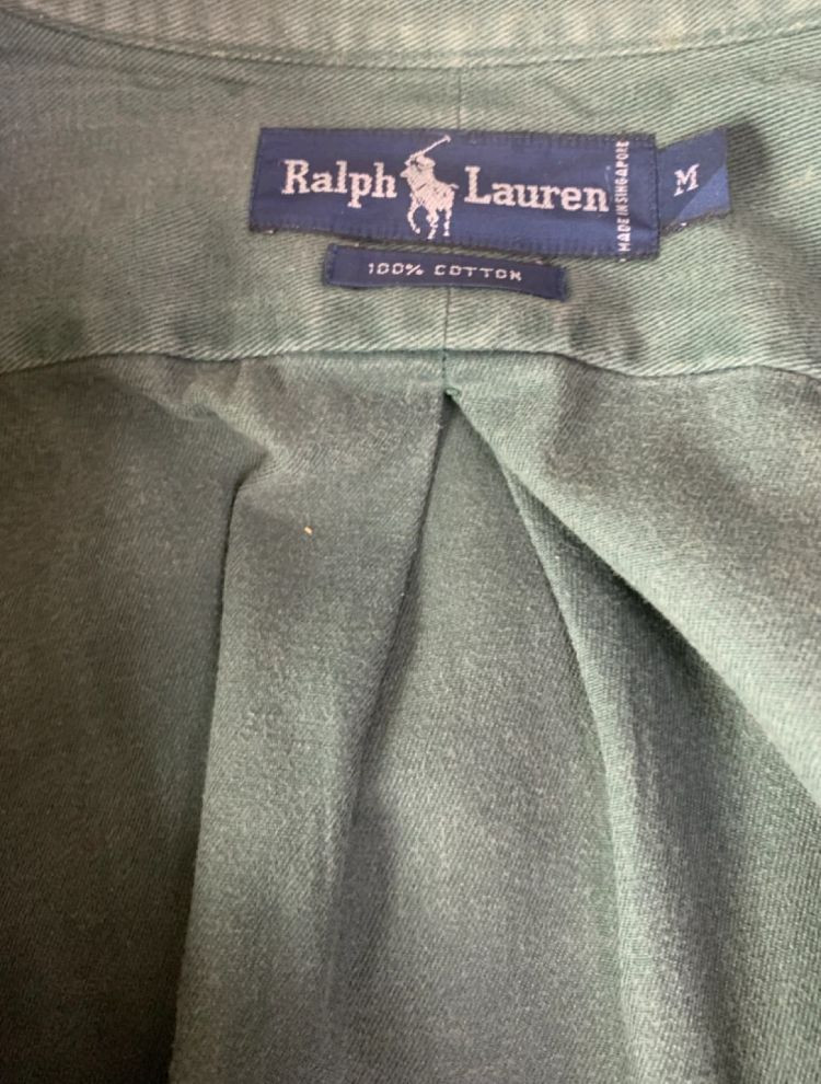 폴로 랄프로렌 카키색 셔츠 M--2