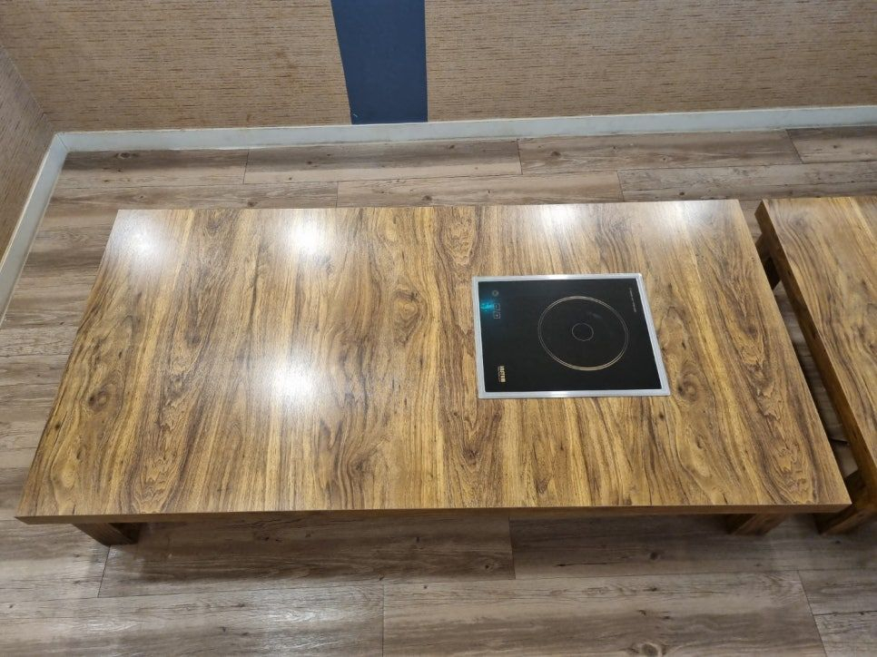 중고 .인덕션 테이블 좌식 4인용 식탁테이븧--0