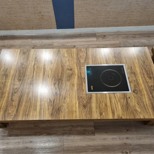 중고 .인덕션 테이블 좌식 4인용 식탁테이븧