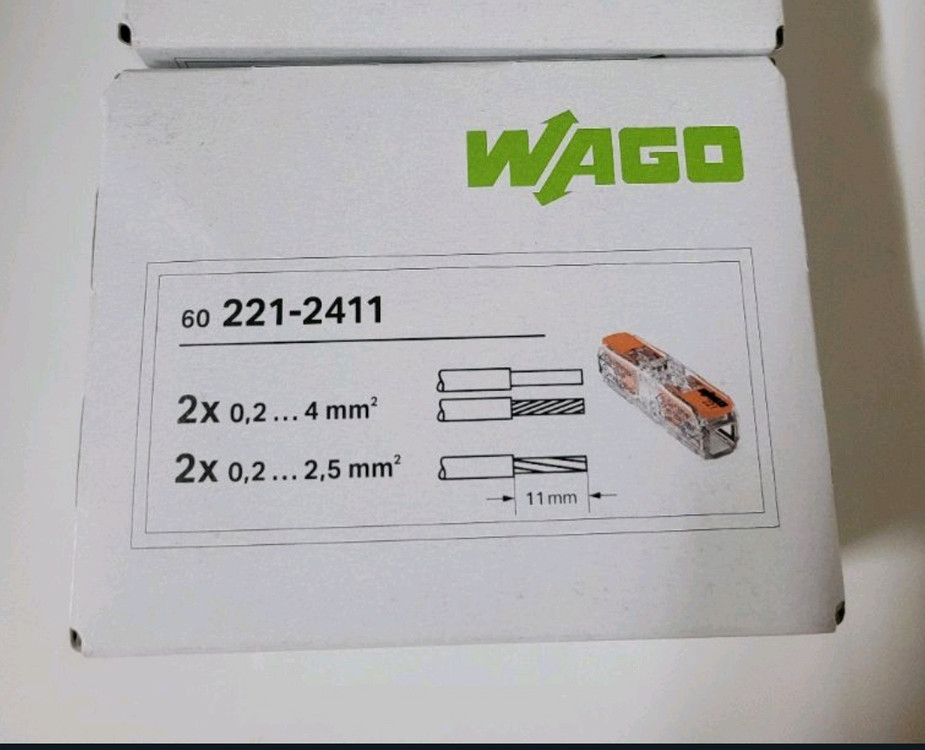 와고 전기자재 전선커넥터 전선연결 1곽(60개)--5