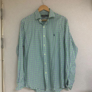 폴로랄프로렌 슬림핏 체크 셔츠 M