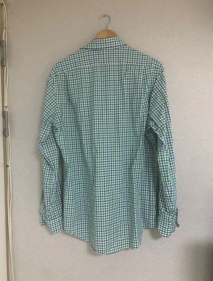 폴로랄프로렌 슬림핏 체크 셔츠 M--1