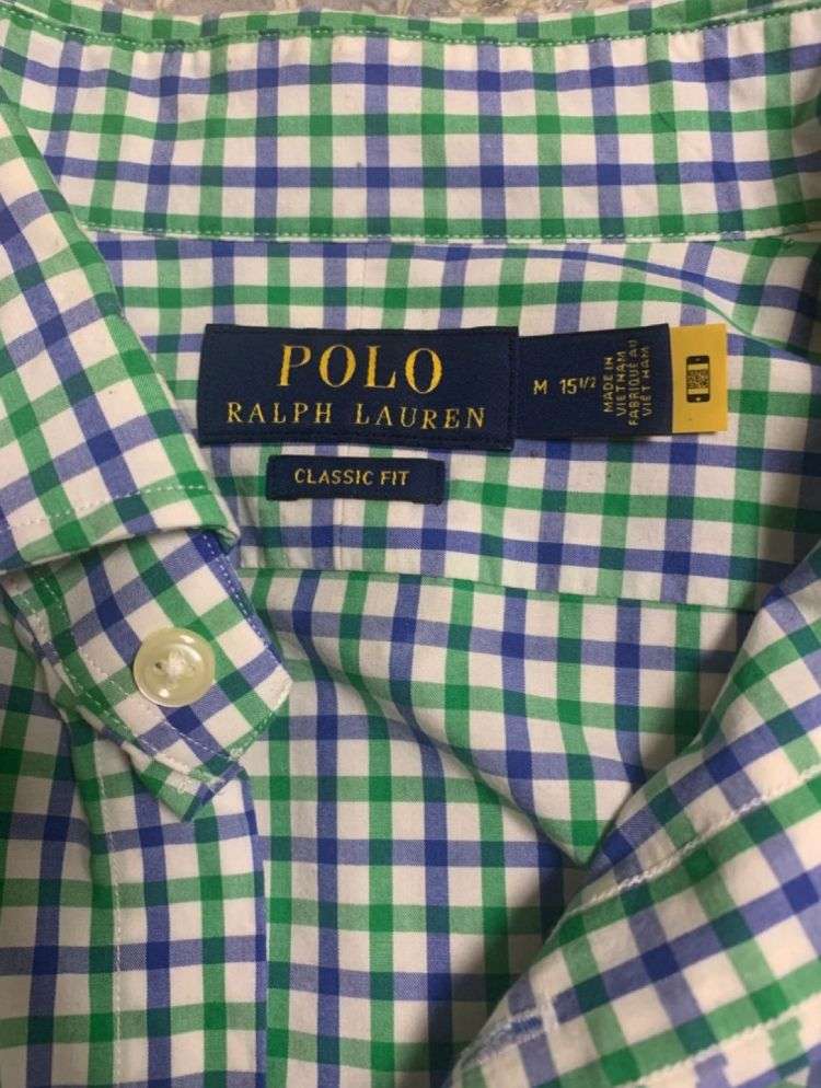 폴로랄프로렌 슬림핏 체크 셔츠 M--2