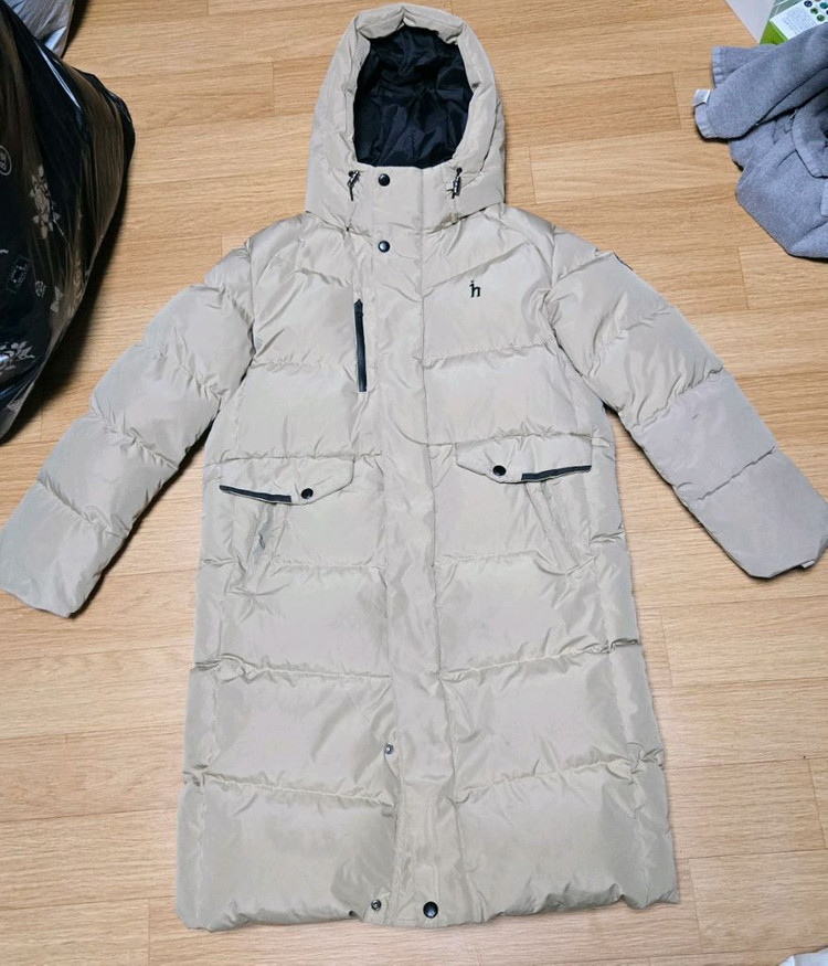 아동 150~155호 아디다스 헤지스 블랙야크 키즈 구스 오리털 롱패딩 점퍼 이미지