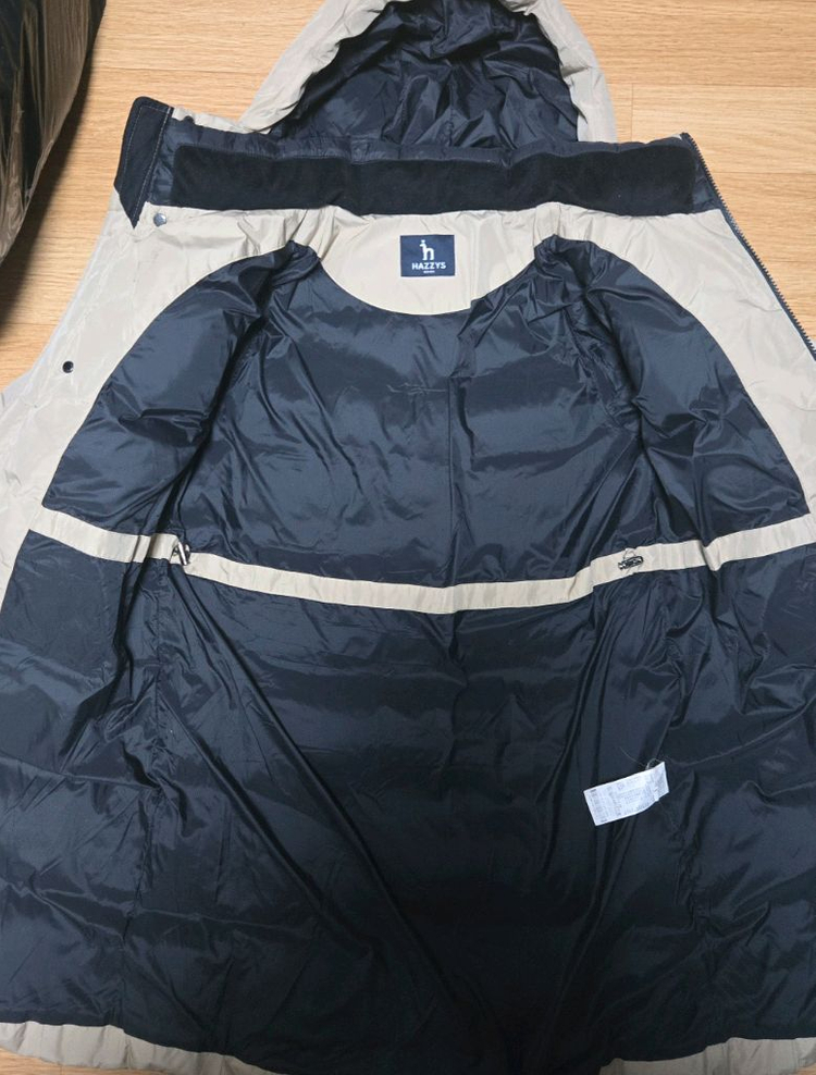 아동 150~155호 아디다스 헤지스 블랙야크 키즈 구스 오리털 롱패딩 점퍼 이미지