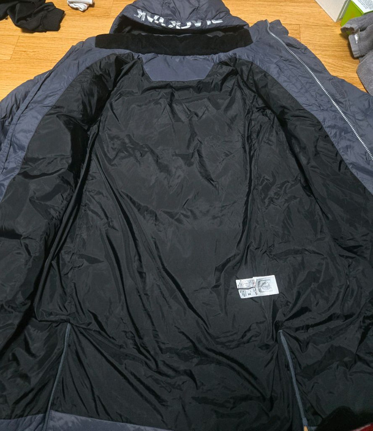 아동 150~155호 아디다스 헤지스 블랙야크 키즈 구스 오리털 롱패딩 점퍼 이미지