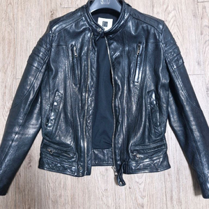 셀렉티즘 블랙 양가죽 자켓 L