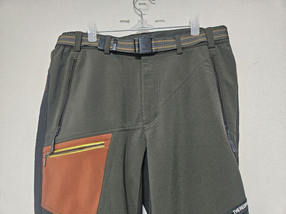 레드페이스 등산바지 32인치 카키색 기모--1