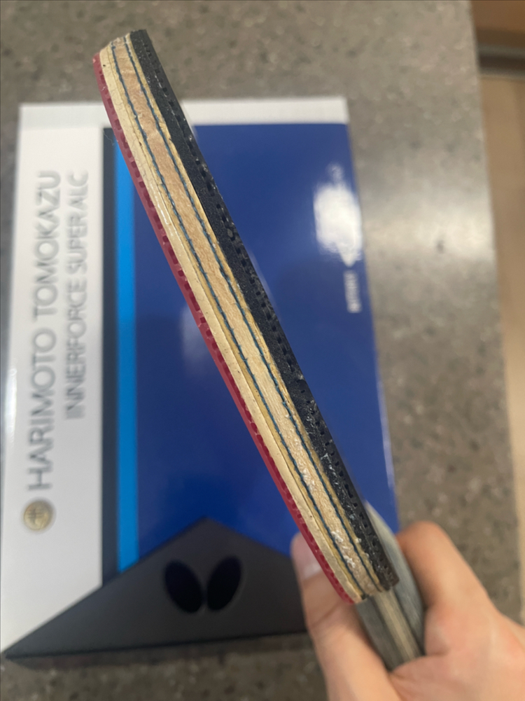 버터플라이 하리모토 슈퍼alc. 티모볼ALC 탁구라켓--2