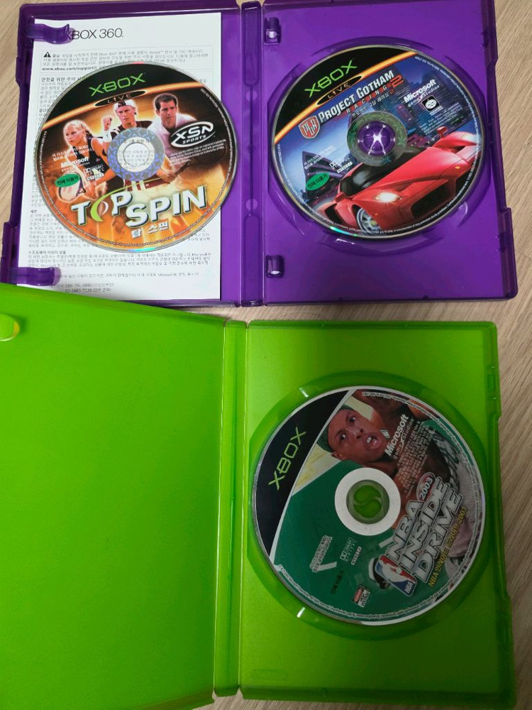 구엑박 Xbox 탑스핀 NBA 게임--1