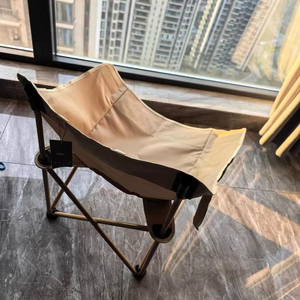 캠핑 폴딩 의자 베이지 새상품 2개
