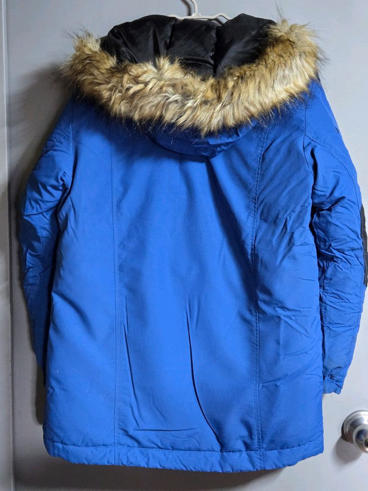 네파 이젠버그 블루 패딩--1